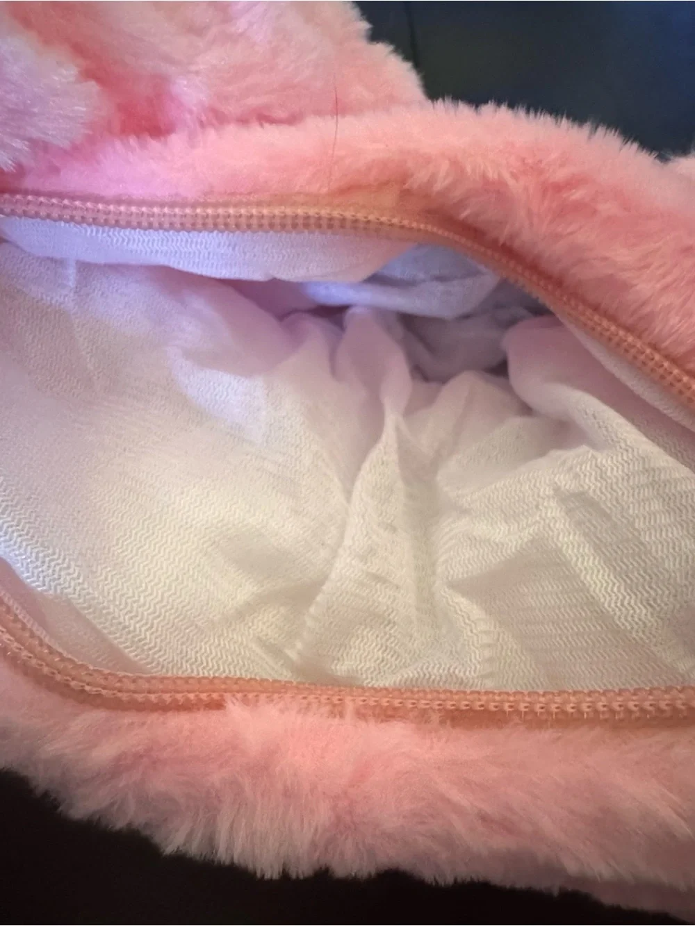 Hello Kitty Pink Plush Shoulder Bag with Red Bow